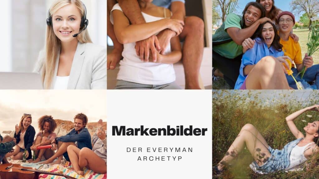 kollage von menschen die authentisch und freundlich sind_Everyman Archetyp
