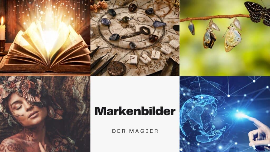 Markenbilder des Magiers Kollage_Transformation_Mystik_Veränderung