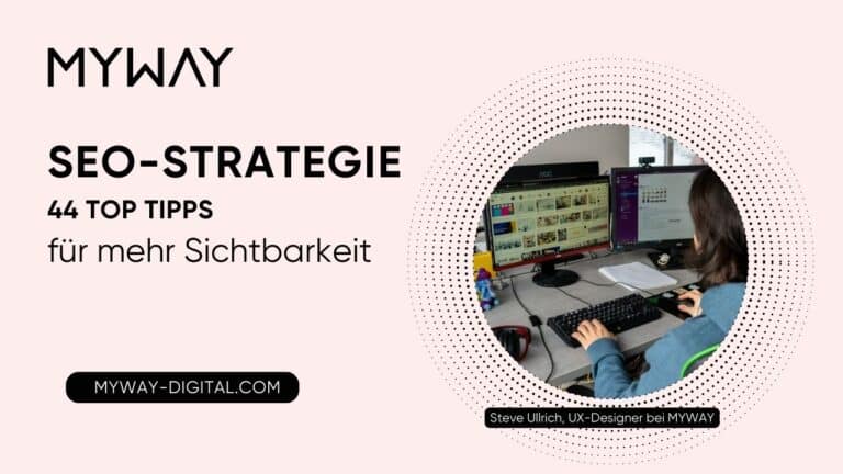 SEO-Strategie, CoverBild Steven am PC
