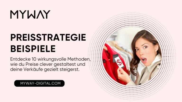 a woman holding a price tag and a price tag-10 Preisstrategie Beispiele aus dem eCommerce