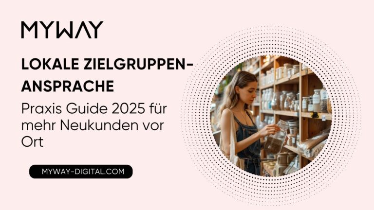 eine Frau hält ein Glas mit brauner Flüssigkeit-Lokale Zielgruppenansprache