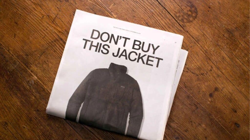 Kaufe diese Jacke nicht - Emotionales Marketing Patagonia