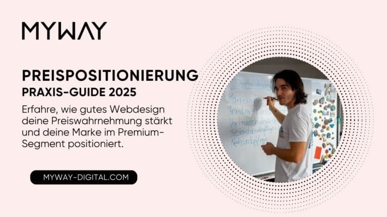 Preispositionierung Praxis-Guide 2025 Steve am Whiteboard