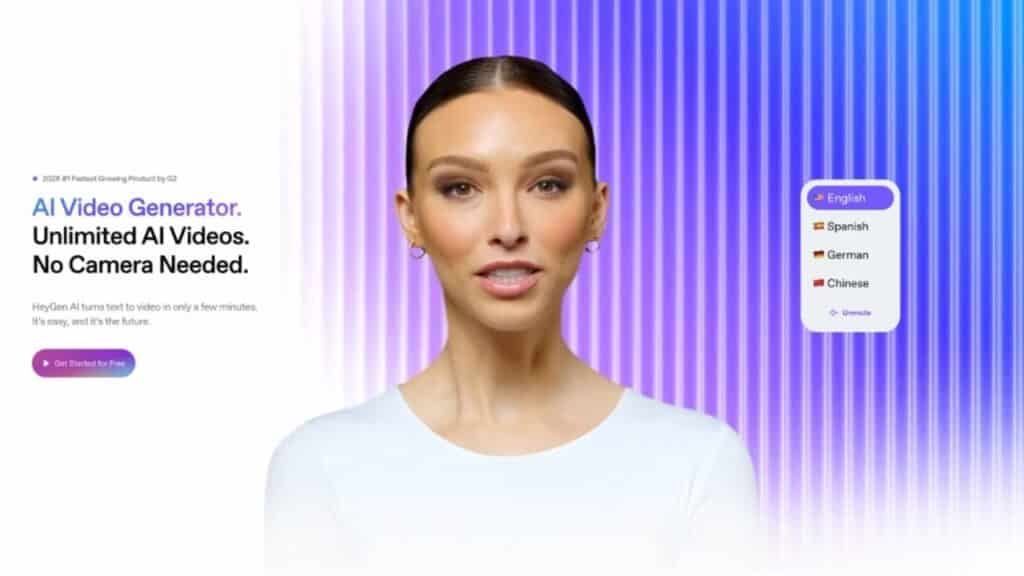 HeyGen AI sample