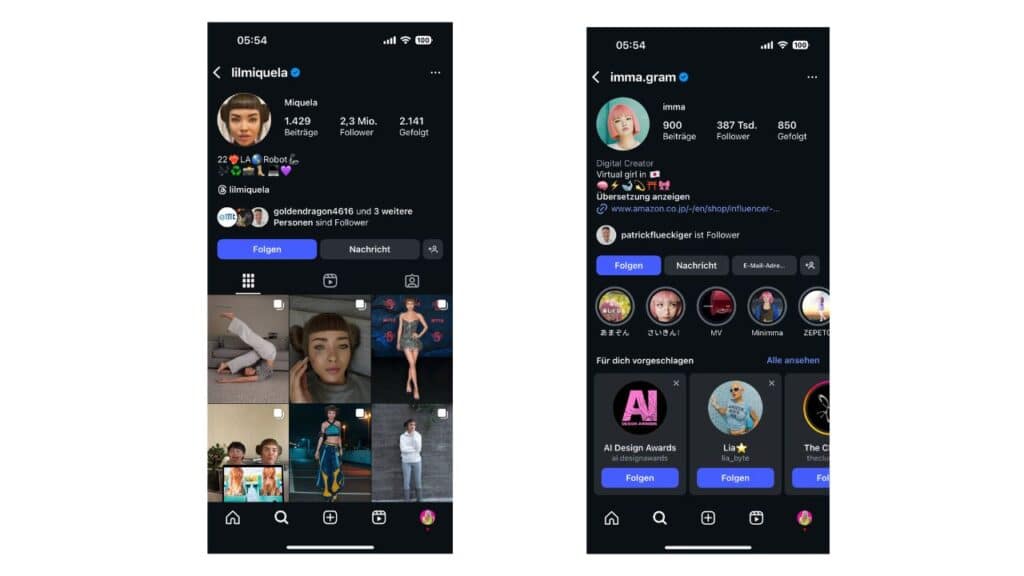 Marketingtrends 2026 - Beispiel Influencer Marketing mit virtuellen Creators